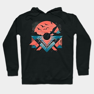 Geometric sunset Hoodie